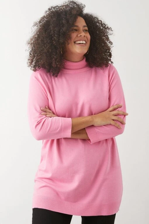 Dorothy Perkins Curve 3/4 Sleeve Knitted Top