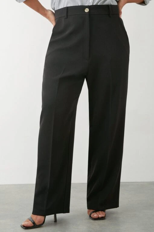 Dorothy Perkins Curve Wide Leg Tailored Trouser