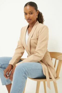 Dorothy Perkins Tall Belted Button Blazer