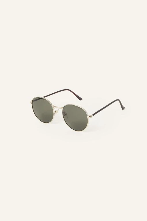 Accessorize Round Metal Frame Sunglasses