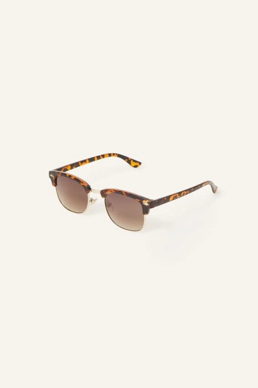 Accessorize Classic Square Tortoiseshell Sunglasses