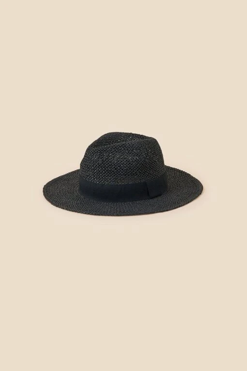 Accessorize Open Weave Fedora Hat