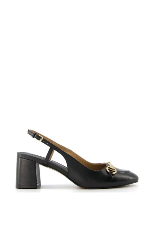 Dune London 'Cassie' Leather Strappy Heels