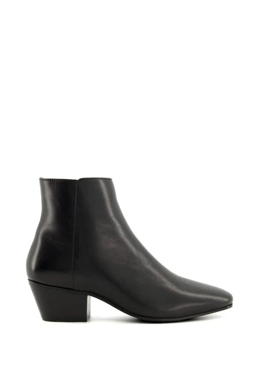Dune London 'Pisco' Leather Ankle Boots